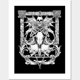 mastery of self dark art sigil Posters and Art